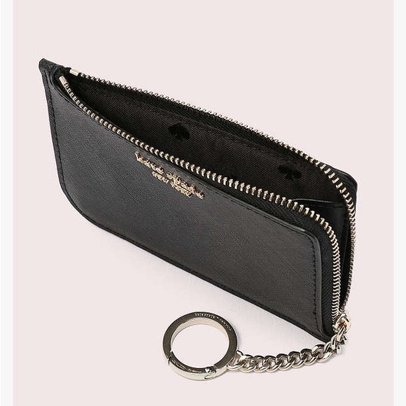 Kate Spade Cameron Medium L-zip Cardholder Black New NWOT - Picture 5 of 6